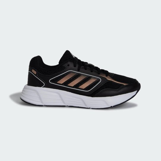 Tênis Adidas Galaxy Star W Feminino - Preto+Branco Menor preço em Tênis Adidas Galaxy Star W Feminino - Preto+Branco