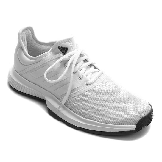 Tênis Adidas GameCourt Masculino - Branco Menor preço em Tênis Adidas GameCourt Masculino - Branco