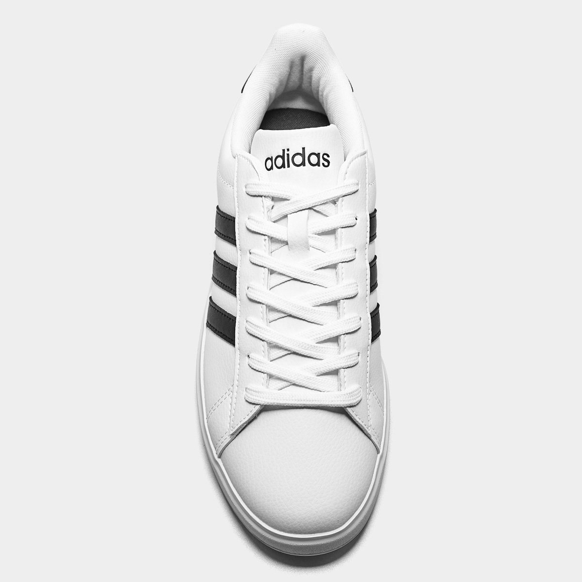 Tênis Adidas Grand Court Feminino Branco+Preto Netshoes