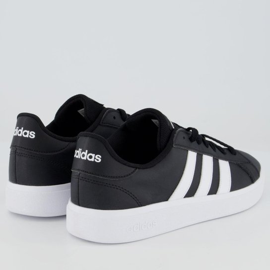 Tênis Adidas Grand Court Base 2.0 Simp Feminino Preto e Branco