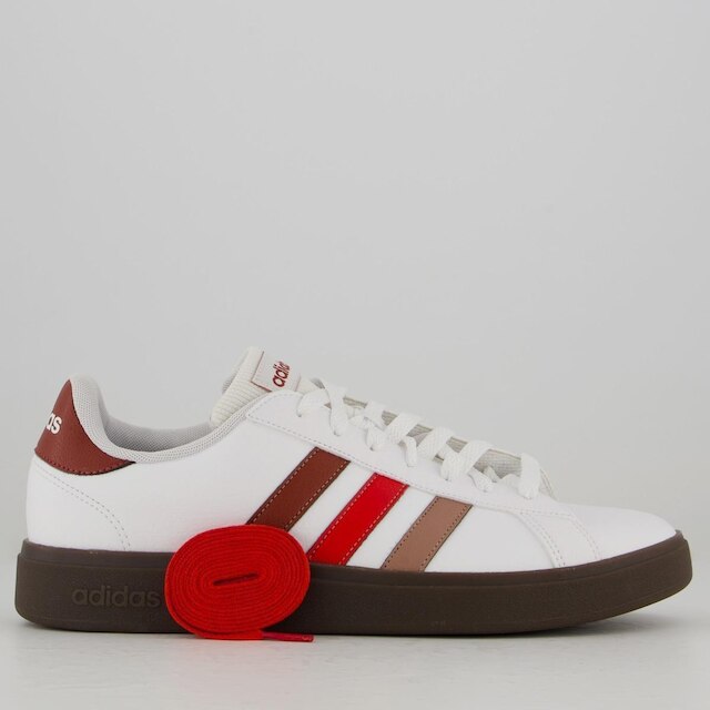 Js1321 Tenis Grand Court Adidas em promoção na Netshoes!