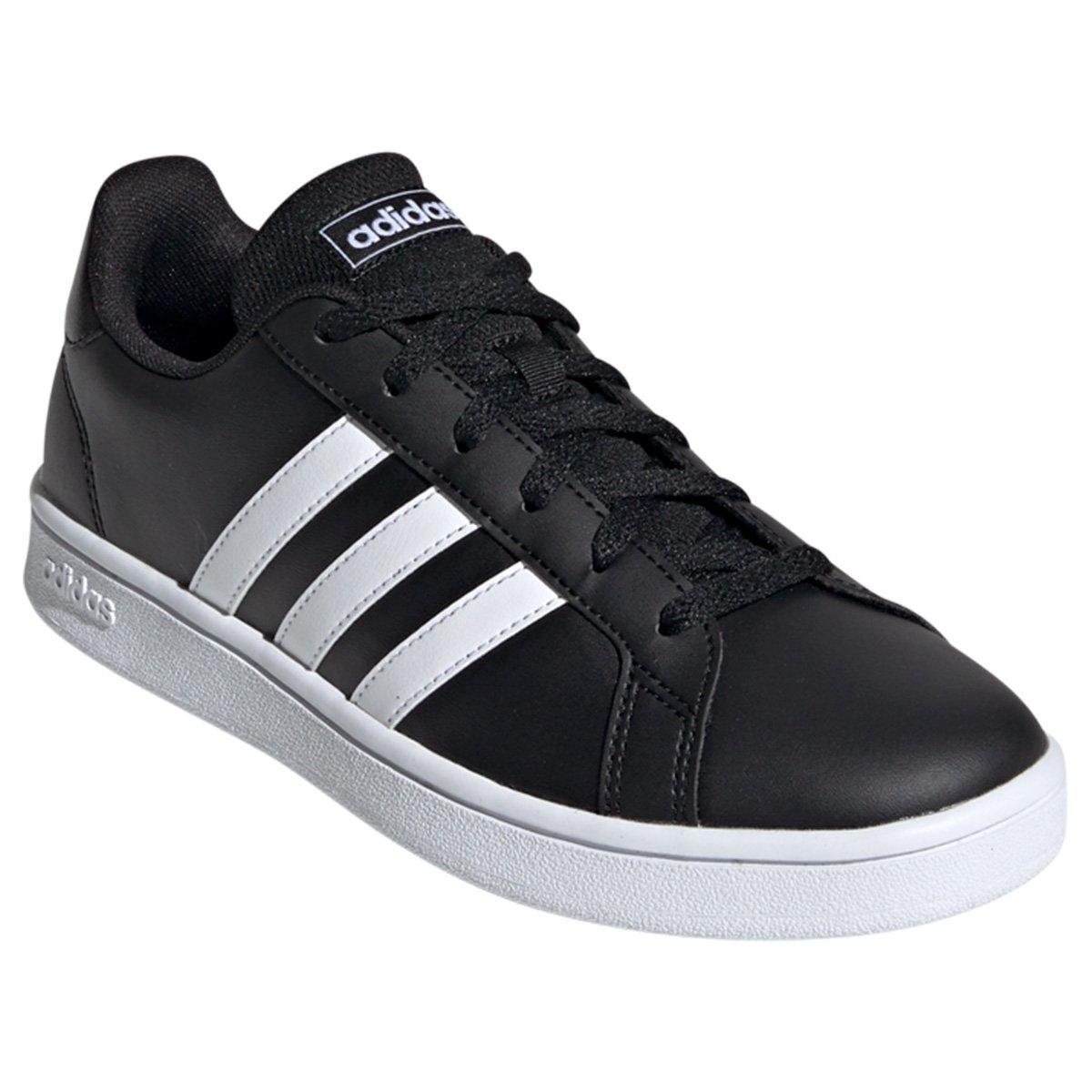 Tênis Adidas Grand Court Base Feminino - Preto | Netshoes