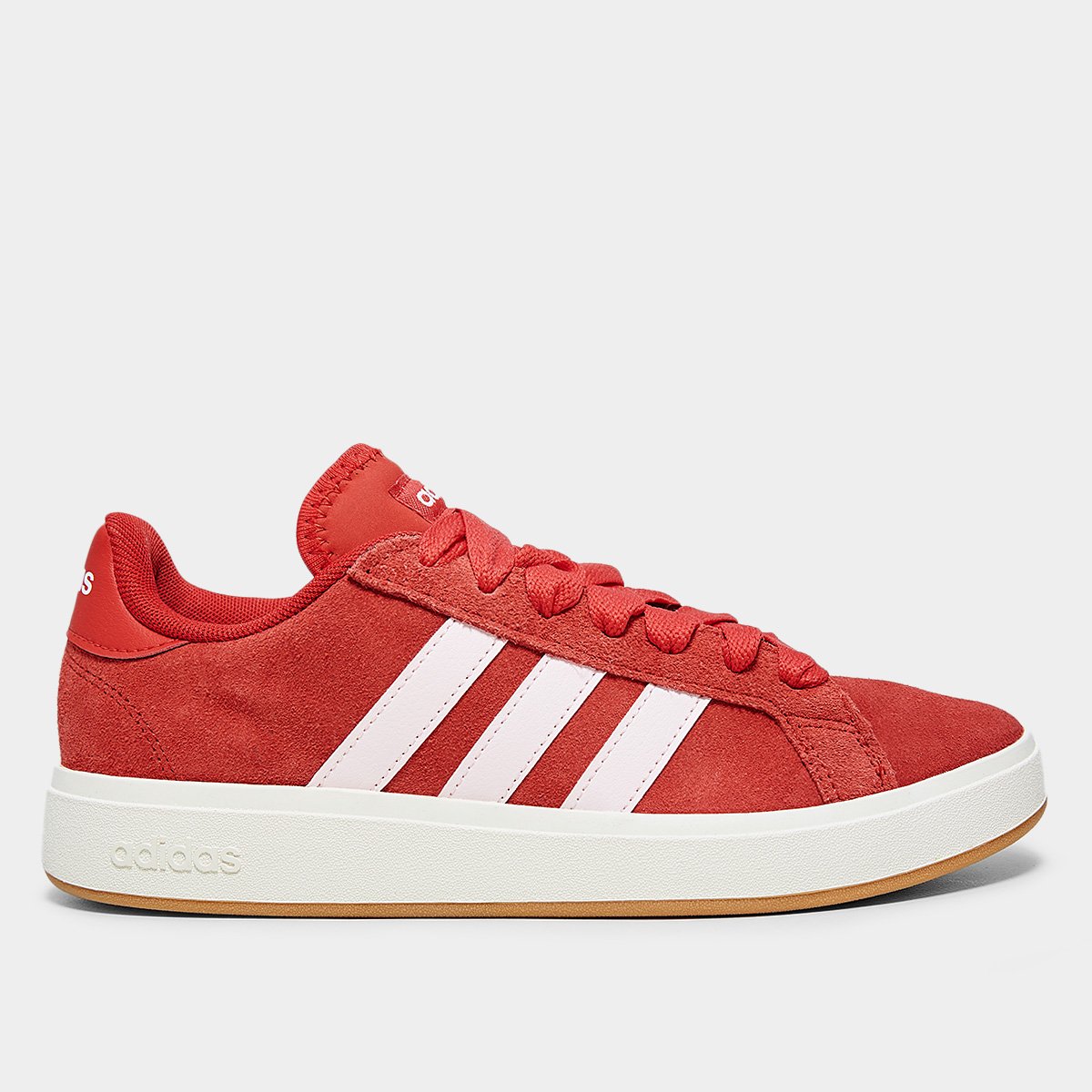 Tenis Adidas Corrida Feminino Vermelho Tênis Adidas Grand Court