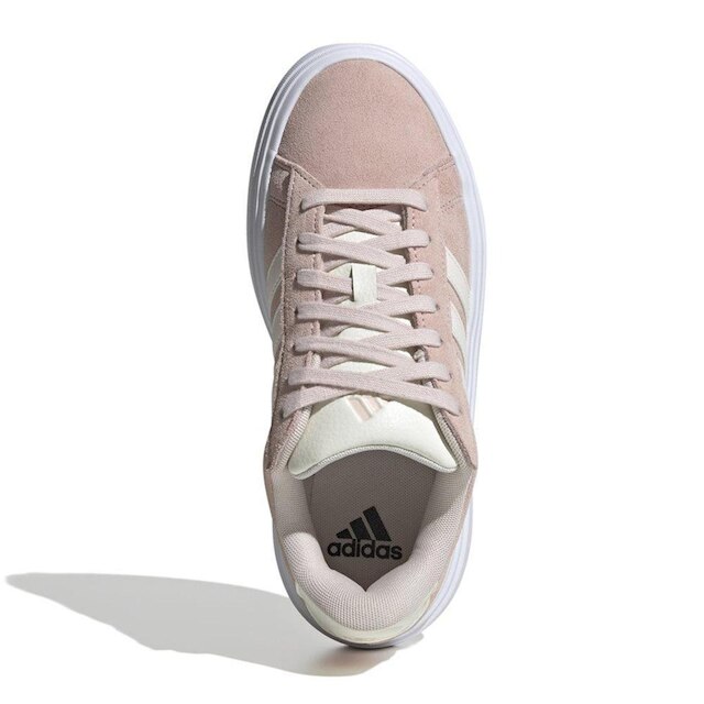 Tênis Adidas Grand Court Platform Suede Feminino - Rosa | Netshoes