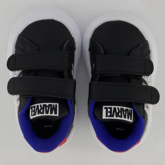 Tênis Adidas Grand Court Spider-man CF Infantil Preto