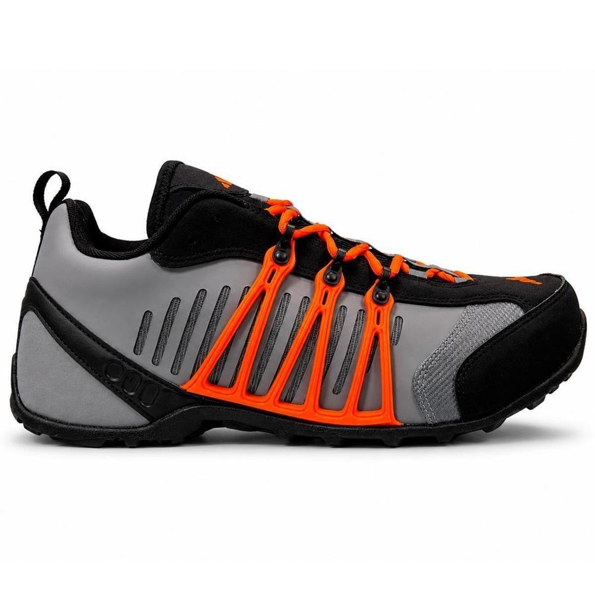 Tênis Adidas Hellbender Cinza, Preto e Laranja