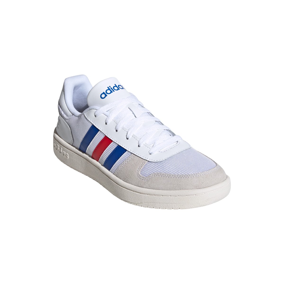 Tênis Adidas Hoops Masculino Branco+Azul Royal Netshoes