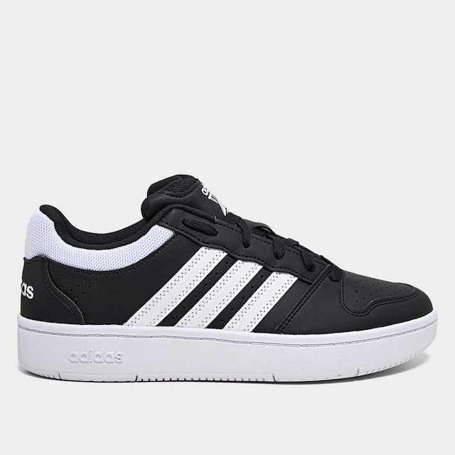 Tênis Adidas Hoops Classic Masculino - Preto+Branco