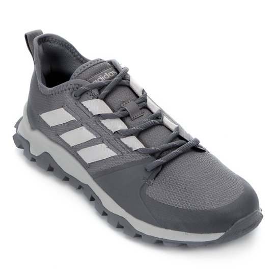 Tênis Adidas Kanadia Trail Masculino - Cinza Menor preço em Tênis Adidas Kanadia Trail Masculino - Cinza
