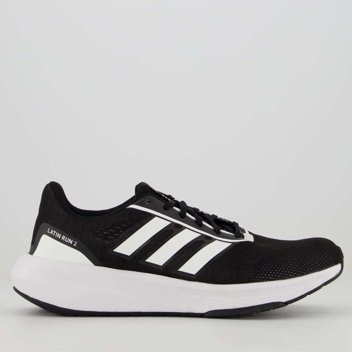 Tênis Adidas Latin Run 2.0 Preto Menor preço em Tênis Adidas Latin Run 2.0 Preto