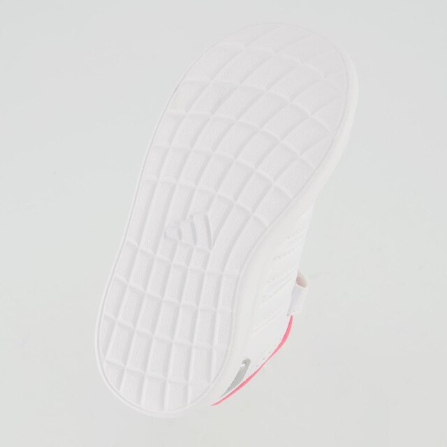 Tênis Adidas Lightorama Court EL Infantil Branco - Rosa | Netshoes