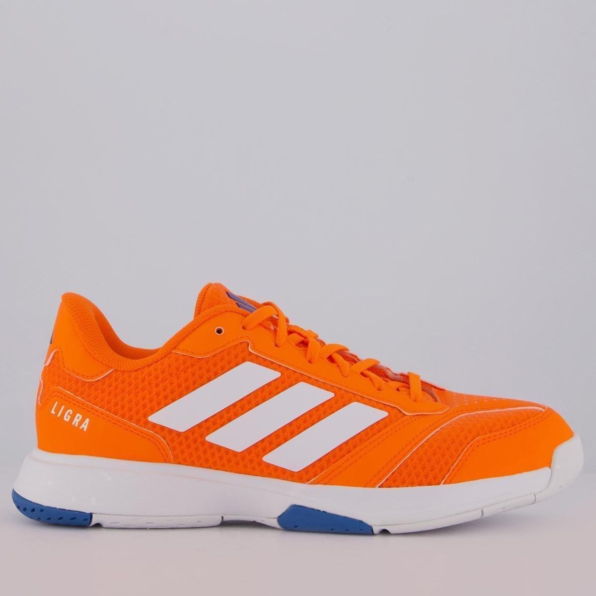 Tênis Adidas Ligra 8 Masculino Menor preço em Tênis Adidas Ligra 8 Masculino
