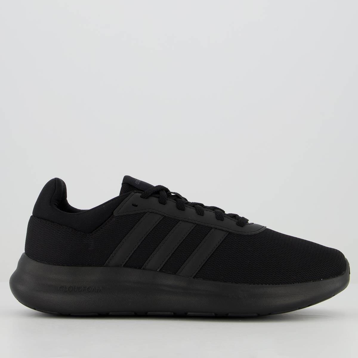 Tênis Adidas Lite Racer 4.0 Preto - Preto | Netshoes
