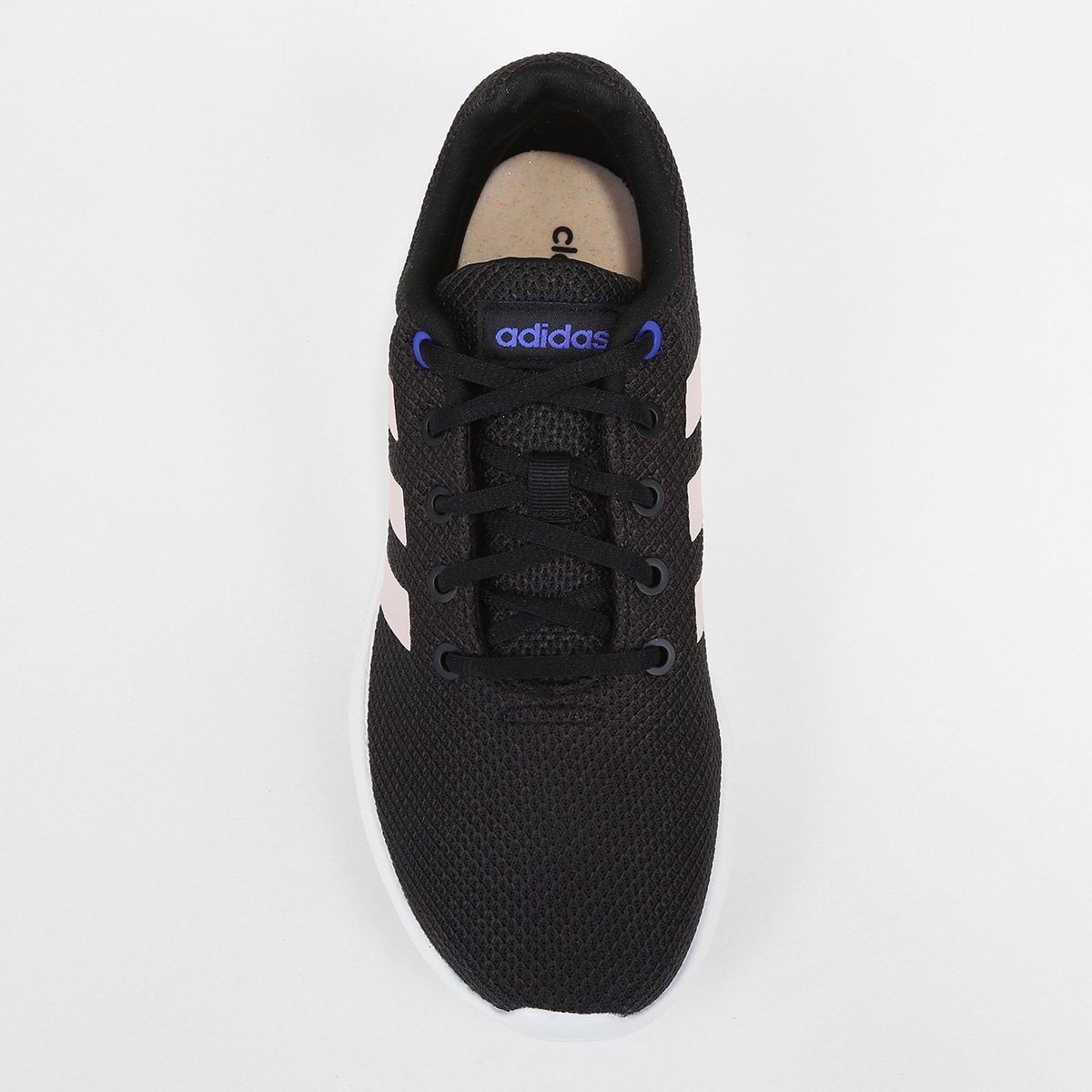 Tênis Adidas Lite Racer CLN Feminino Preto+Pink Netshoes