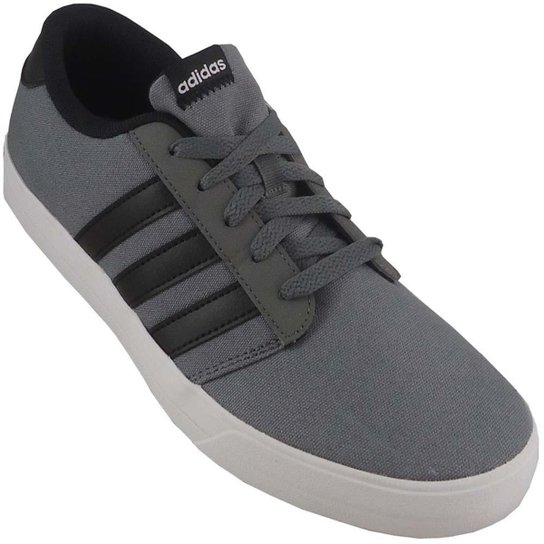 Tenis Adidas Neo Vs Skate Cinza/preto/branco - Cinza+Preto Menor preço em Tenis Adidas Neo Vs Skate Cinza/preto/branco - Cinza+Preto