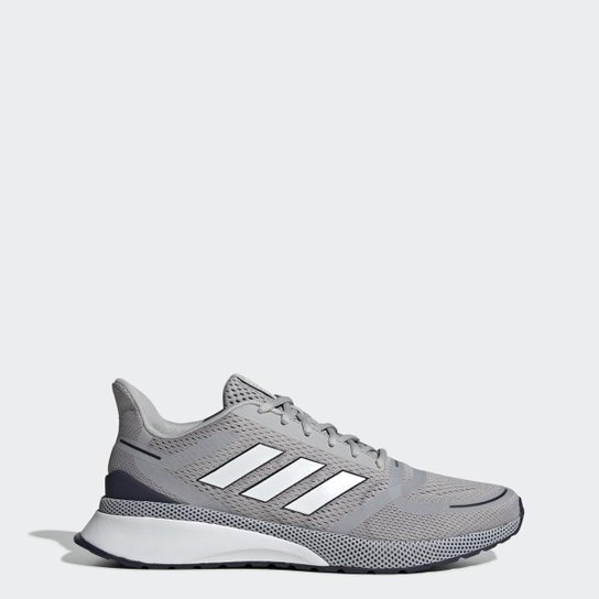 Tênis Adidas Nova Run M - Cinza Menor preço em Tênis Adidas Nova Run M - Cinza