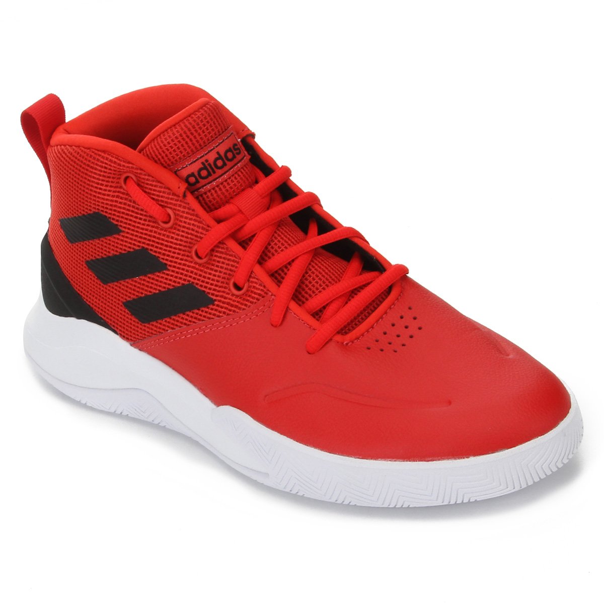 Tênis Adidas Own The Game Masculino Vermelho e Preto Netshoes