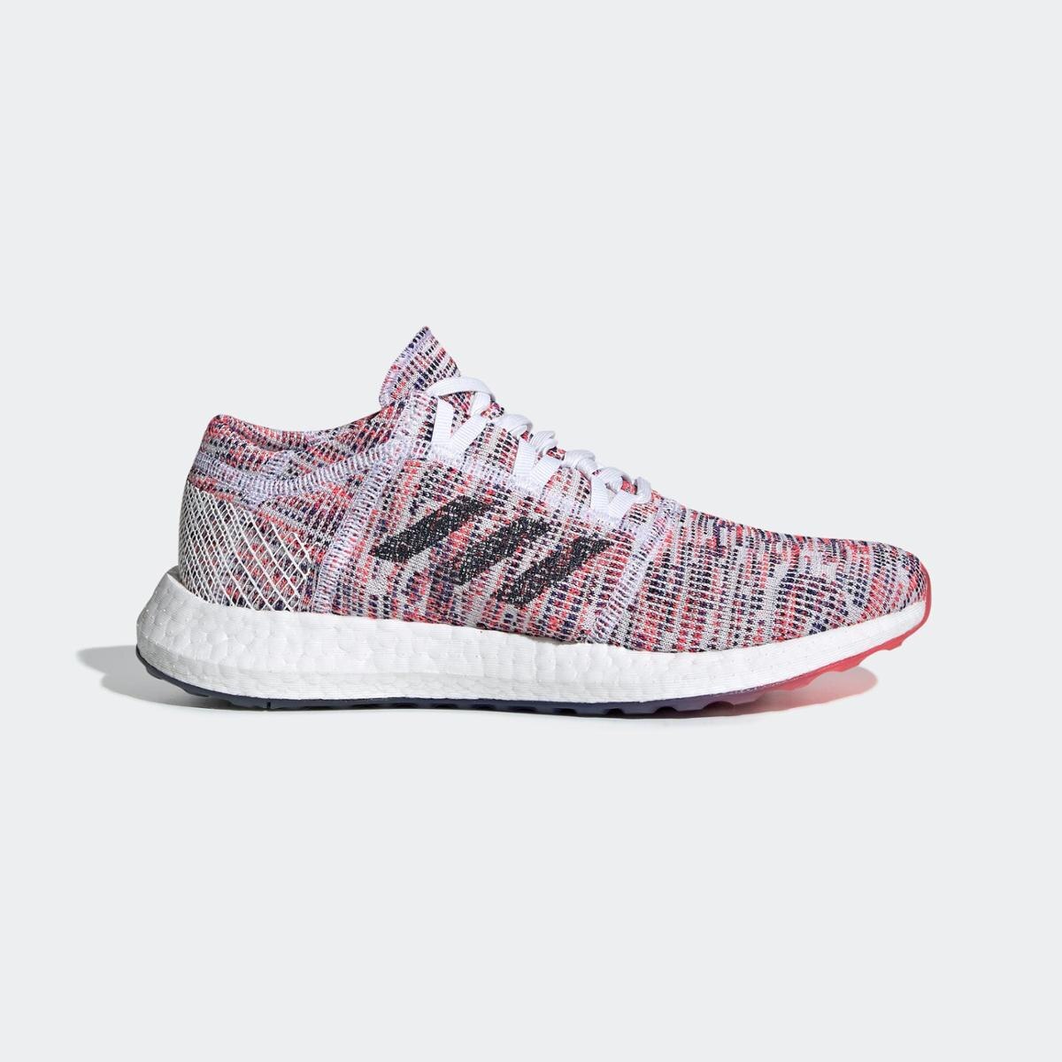 Tênis Adidas Pureboost Go Feminino - Rosa+Branco | Netshoes