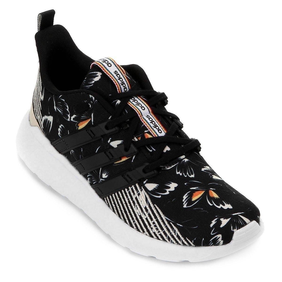 Tênis Adidas Questar Flow Farm Feminino Preto Netshoes