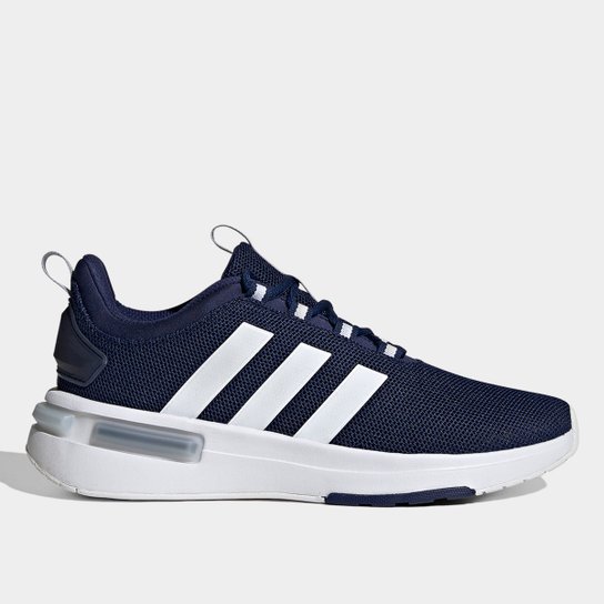 Tênis Adidas Racer TR23 Masculino - Marinho+Branco Menor preço em Tênis Adidas Racer TR23 Masculino - Marinho+Branco