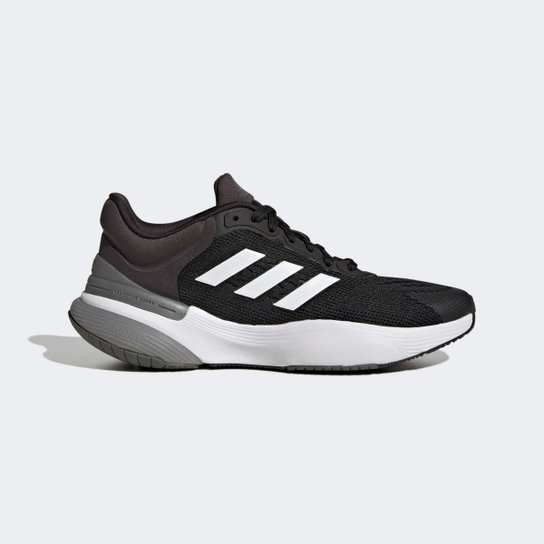 Tênis Adidas Response Super 2.0 Feminino - Preto+Chumbo Menor preço em Tênis Adidas Response Super 2.0 Feminino - Preto+Chumbo