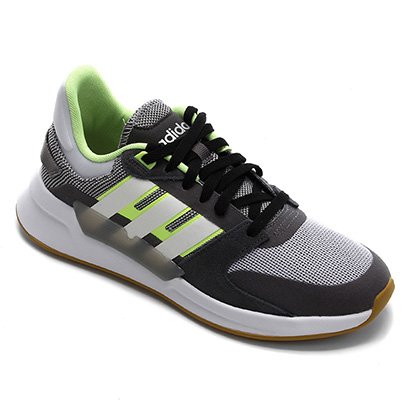 tenis adidas detalhe verde