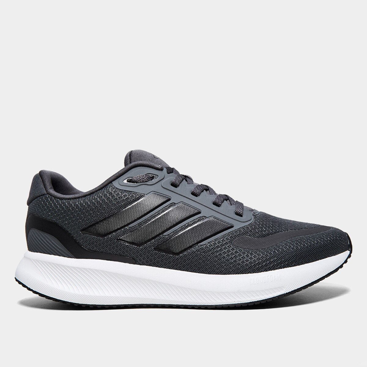 tenis adidas runfalcon 5 masculino cinza+preto tenis adidas runfalcon 5 masculino cinza+preto