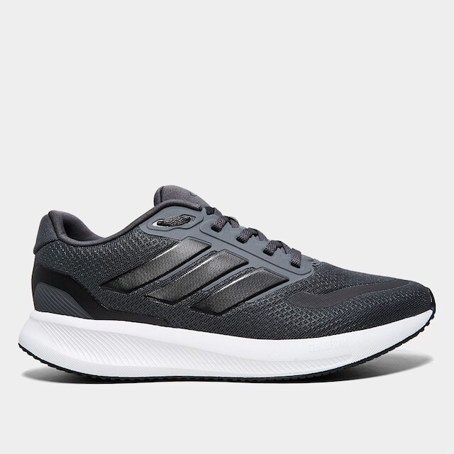 Tênis Adidas Runfalcon 5 Masculino - Cinza+Preto