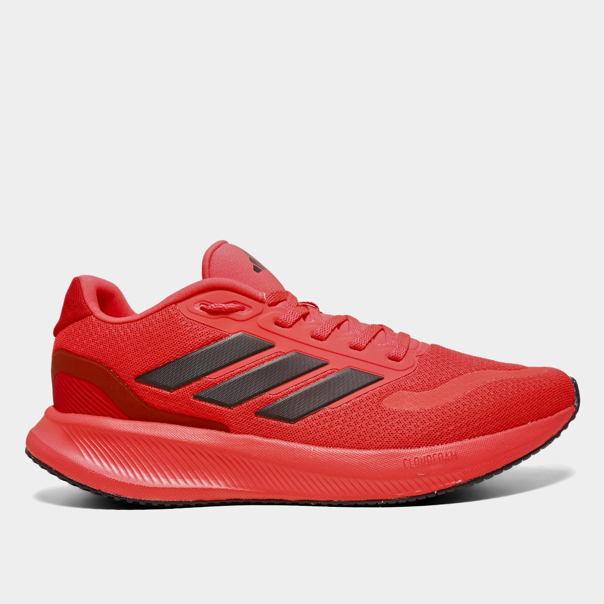 Vermelho Sapatilhas Adidas Pretas Tênis Adidas Runfalcon