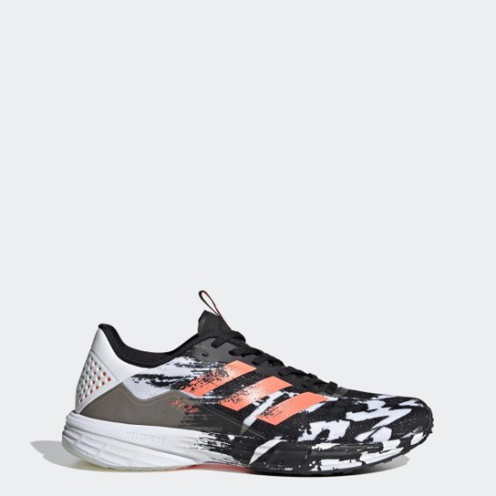 Tênis Adidas SL20 Feminino - Preto+Laranja Menor preço em Tênis Adidas SL20 Feminino - Preto+Laranja