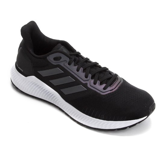 Tênis Adidas Solar Ride Masculino - Preto e Branco Menor preço em Tênis Adidas Solar Ride Masculino - Preto e Branco
