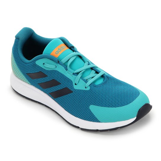 Tênis Adidas Sooraj Feminino - Azul Petróleo e Preto Menor preço em Tênis Adidas Sooraj Feminino - Azul Petróleo e Preto