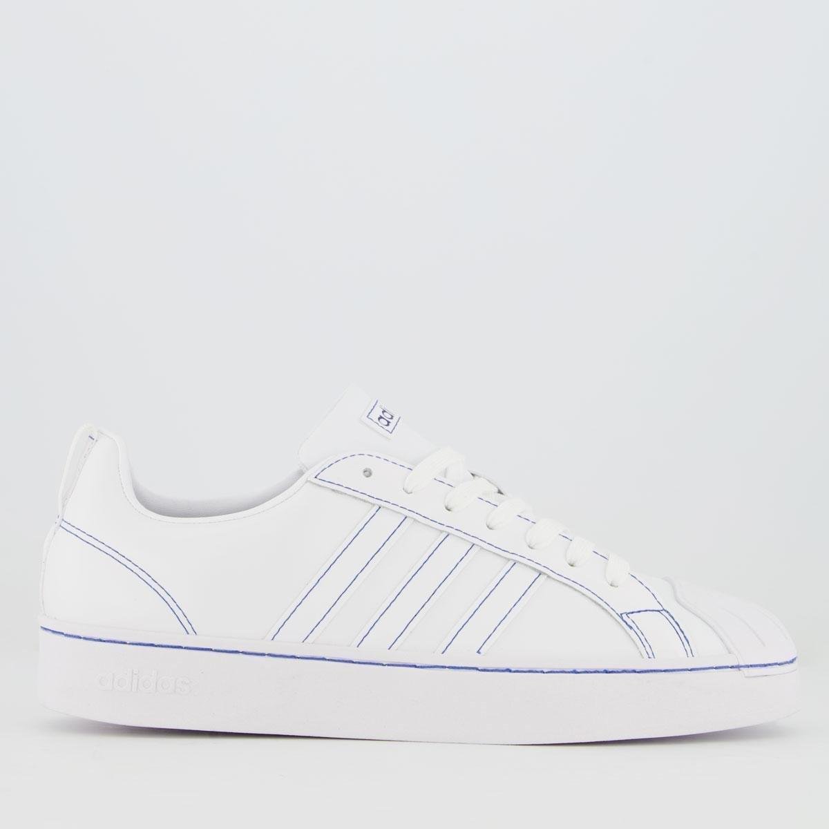Tênis Adidas Streetcheck Line Branco Menor preço em Tênis Adidas Streetcheck Line Branco