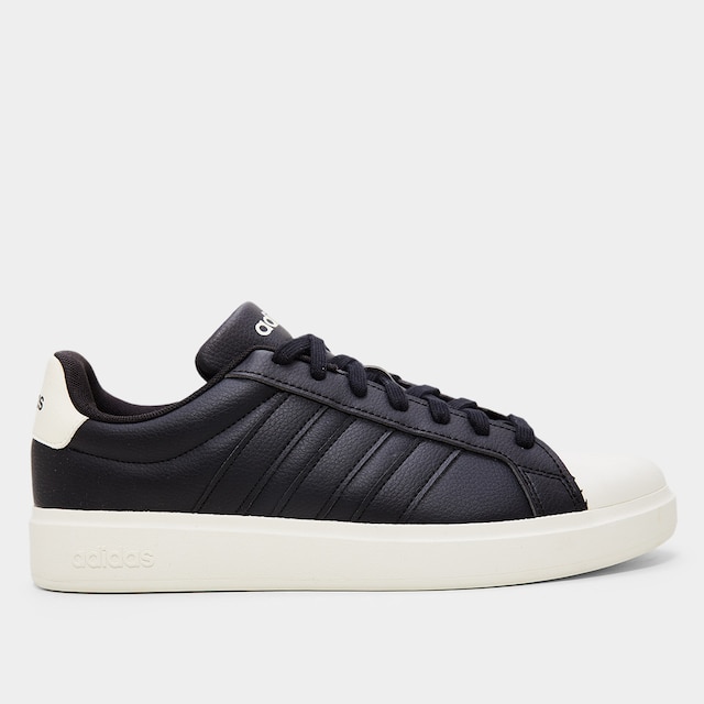 Tênis Adidas Streettalk Masculino - Preto+Off White