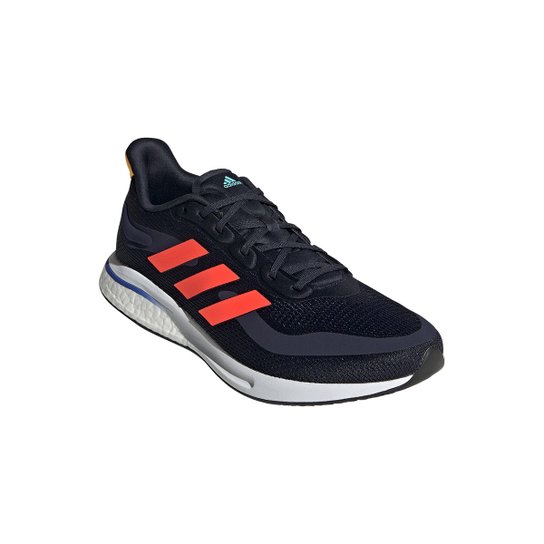Tênis Adidas Supernova Boost Masculino - Azul+Laranja Menor preço em Tênis Adidas Supernova Boost Masculino - Azul+Laranja