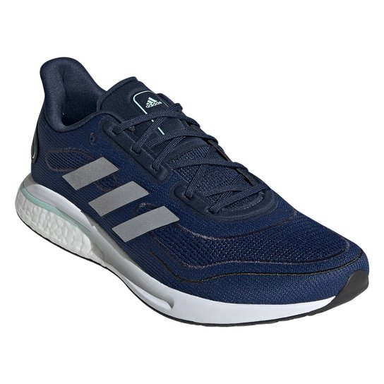 Tênis Adidas Supernova Boost Prime Masculino - Marinho+Prata Menor preço em Tênis Adidas Supernova Boost Prime Masculino - Marinho+Prata