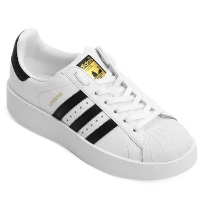 Tênis Adidas Superstar Bold - Branco+Preto | Netshoes