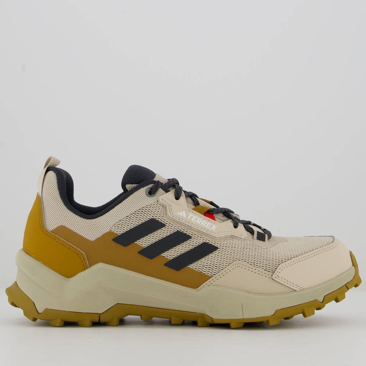 Tênis Adidas Terrex Ax4 Bege e Marrom Menor preço em Tênis Adidas Terrex Ax4 Bege e Marrom