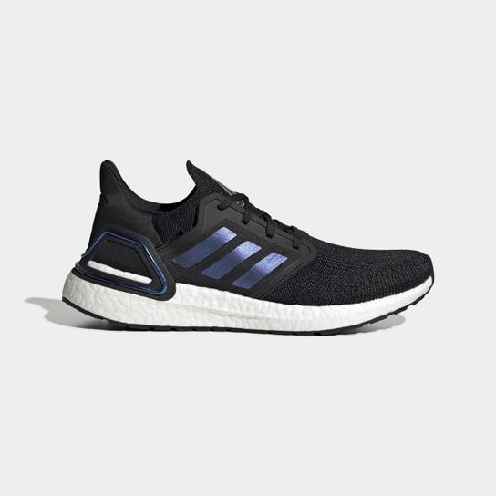 Tênis Adidas Ultraboost 20 Masculino - Preto e Roxo Menor preço em Tênis Adidas Ultraboost 20 Masculino - Preto e Roxo