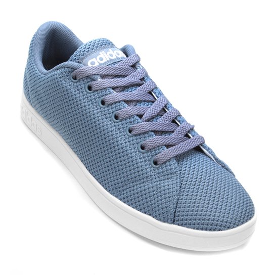 Tênis Adidas Vs Advantage Clean Masculino - Branco e Cinza Menor preço em Tênis Adidas Vs Advantage Clean Masculino - Branco e Cinza