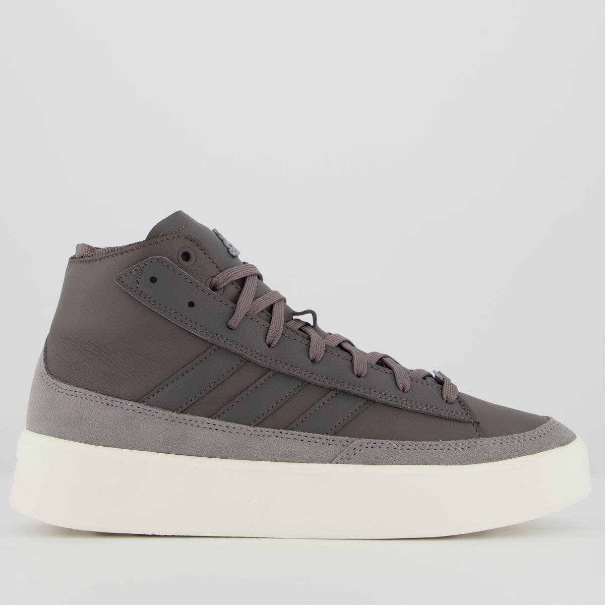 Tênis Adidas Znsored Hi Prem Leather Cinza - Cinza | Netshoes