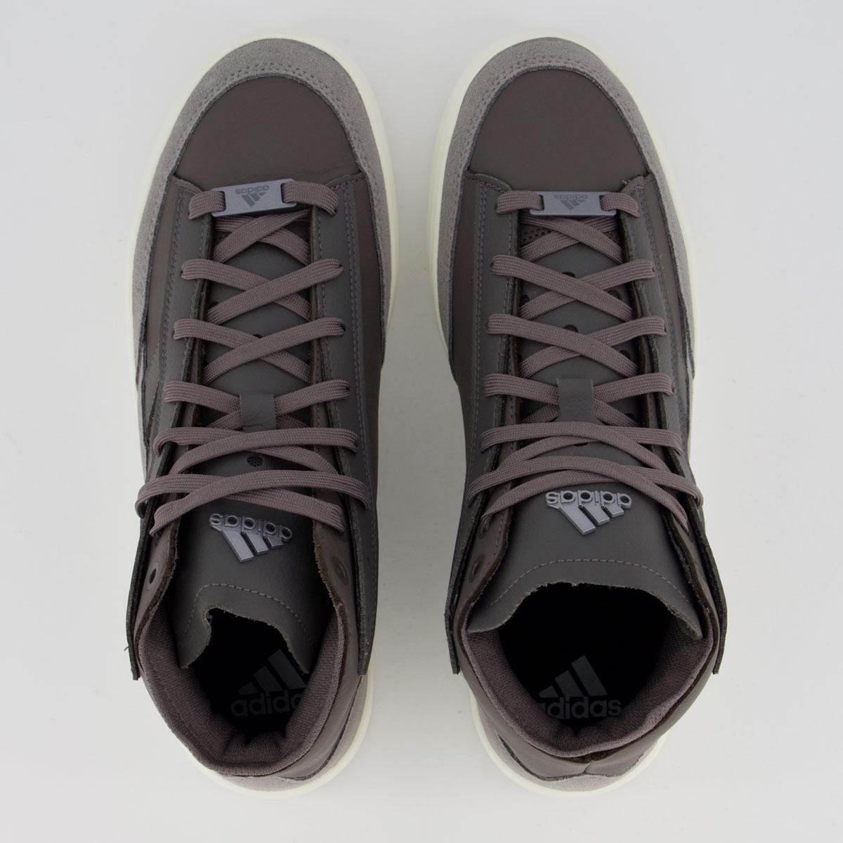 Tênis Adidas Znsored Hi Prem Leather Cinza - Cinza | Netshoes