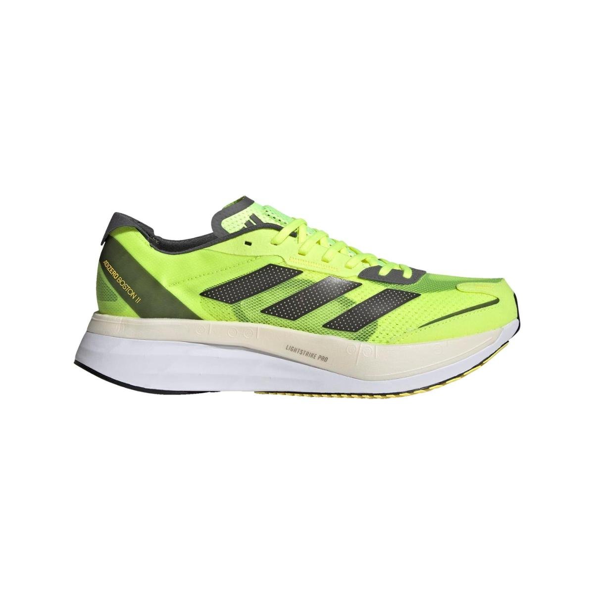 Tênis Adizero Boston 11 Adidas - Verde Limão+Preto | Netshoes