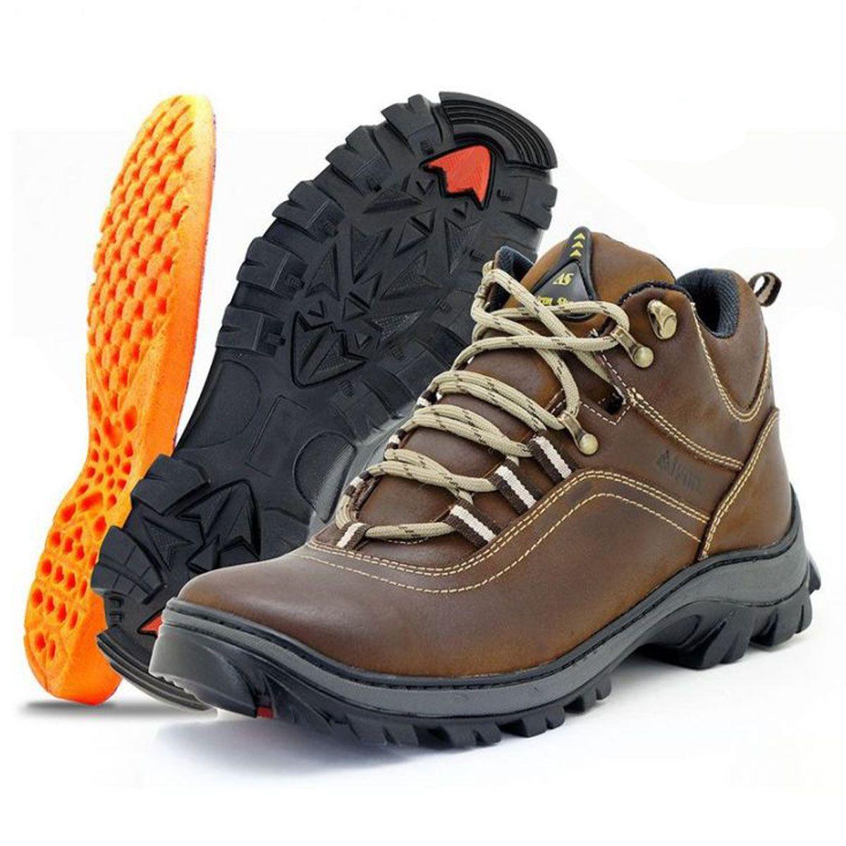 tenis em couro legitimo masculino