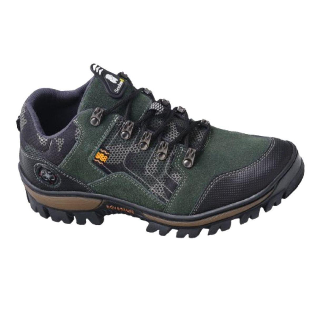 Tenis Adventure Masculino Intrunder De Couro Original Trilha Caça Pesca Paintball Mata Caminhada Menor preço em Tenis Adventure Masculino Intrunder De Couro Original Trilha Caça Pesca Paintball Mata Caminhada