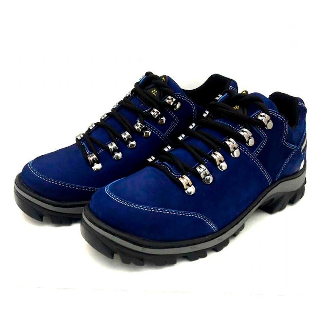 TENIS ADVENTURE TREKKING COURO 269 KM AZUL