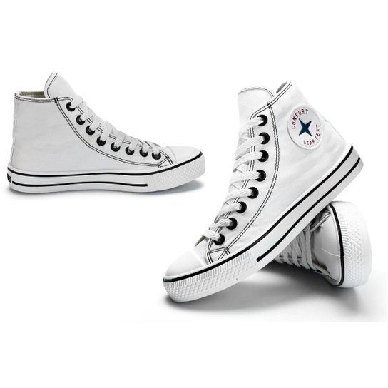 Tênis All Feet Star Cano Baixo Casual Infantil E Adulto Classic BRANCO - Rosê Menor preço em Tênis All Feet Star Cano Baixo Casual Infantil E Adulto Classic BRANCO - Rosê