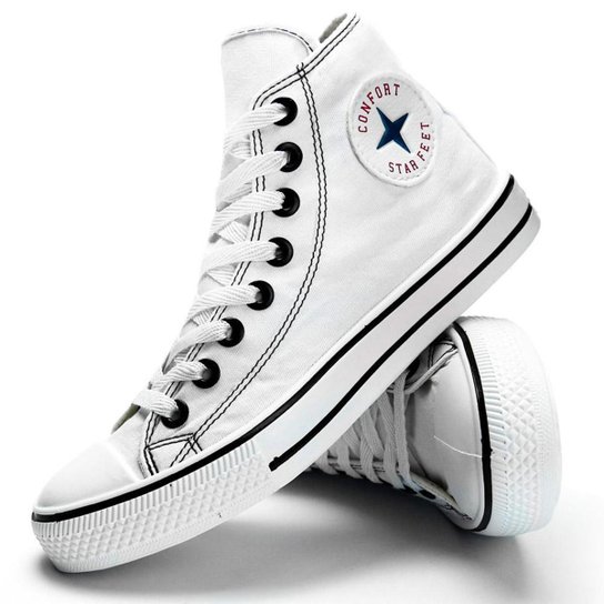 Tênis All SF Star Feet Casual Cano Alto Camila Nicacio Lançamento Confortável Bota - Branco é ruim? Tênis All SF Star Feet Casual Cano Alto Camila Nicacio Lançamento Confortável Bota - Branco é boa?