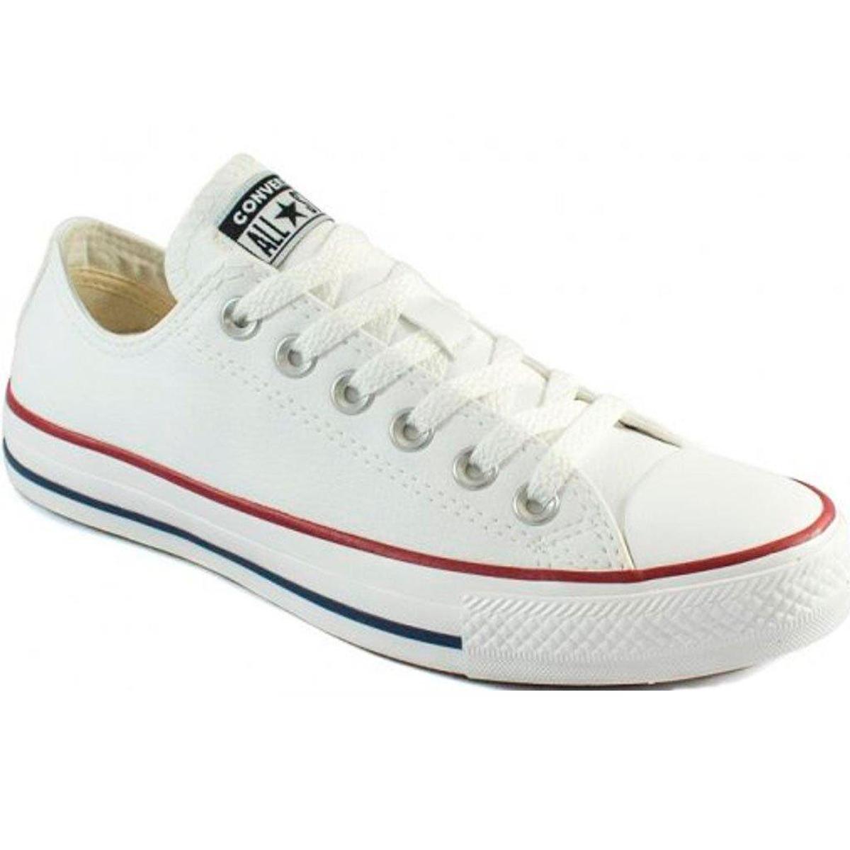 Tênis All Star Chuck Taylor 0450 33/44 - Original - Branco+Vermelho |  Netshoes