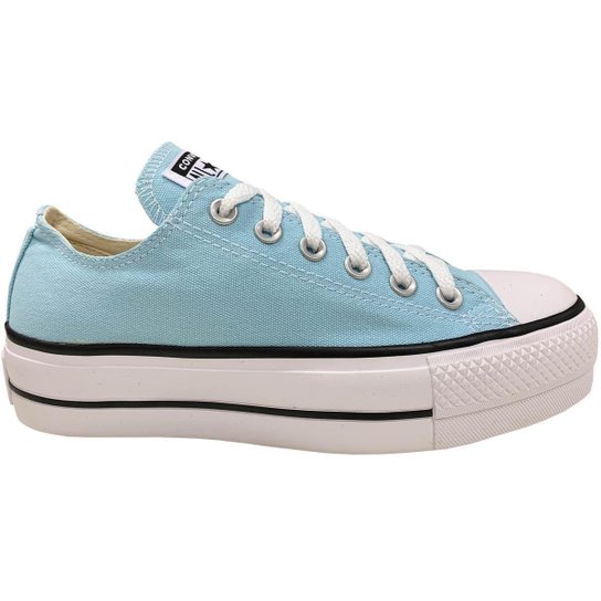 Tênis All Star Chuck Taylor Sola Alta Feminino Azul Claro Netshoes